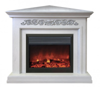 Каминокомплект RealFlame Leticia Corner 26 WT с очагом MoonBlaze LUX Black в ДНР