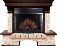 Каминокомплект Royal Flame Pierre Luxe мелкий сланец бежевый c очагом Dioramic 28 LED FX в ДНР