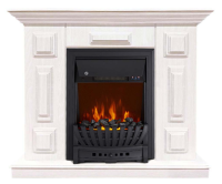 Каминокомплект Хорошие Камины Юпитер с очагом Royal Flame Aspen Black белое дерево в ДНР