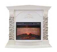 Каминокомплект RealFlame Athena Corner GR STD/EUG/24 WT с очагом Irvine 24 в ДНР