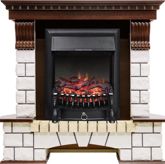 Каминокомплект Royal Flame Pierre Luxe с очагом Fobos FX Black в ДНР