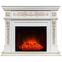 Электрокамин RealFlame Estella 25,5/26 WT с очагом Evrika 25,5 LED Электрокамин RealFlame Estella 25,5/26 WT с очагом Evrika 25,5 LED