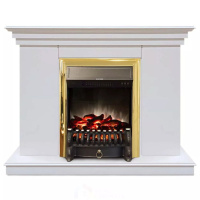 Каминокомплект Хорошие Камины Марс с очагом RealFlame Fobos Lux BR S белый в ДНР