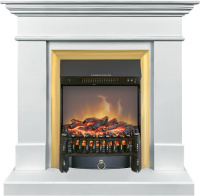 Каминокомплект Royal Flame California STD SFT с очагом Fobos FX M Brass белый (разборный) в ДНР