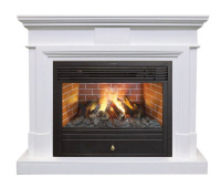Каминокомплект RealFlame Marco 26 WT с очагом 3D Novara в ДНР