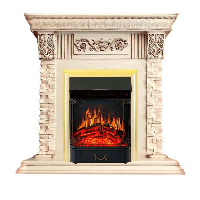 Каминокомплект Royal Flame Luxemburg с очагом Majestic FX Brass в ДНР