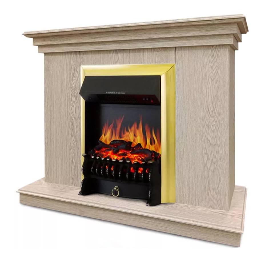 Каминокомплект Хорошие Камины Марс с очагом Royal Flame Fobos FX Brass сосна в ДНР