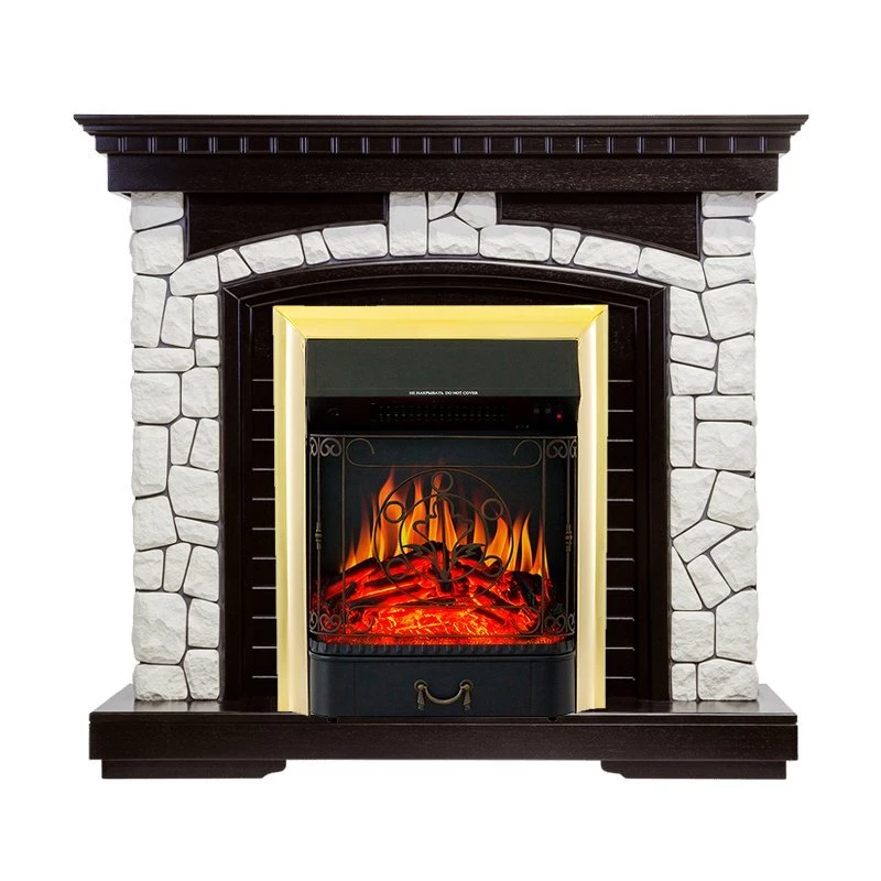 Каминокомплект Royal Flame Glasgow с очагом Majestic FX Brass в ДНР