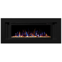 Электрокамин RealFlame Stockholm BLM черный с очагом Saphir 42 Электрокамин RealFlame Stockholm BLM черный с очагом Saphir 42