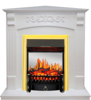 Каминокомплект Royal Flame Sorrento угловой c очагом Fobos FX M Brass в ДНР
