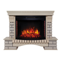 Электрокамин RealFlame Country 33/33W WT с очагом Firespace 33 S IR Электрокамин RealFlame Country 33/33W WT с очагом Firespace 33 S IR