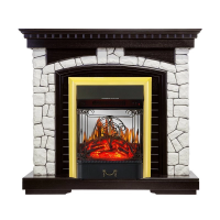 Каминокомплект Royal Flame Glasgow с очагом Majestic FX M Brass в ДНР