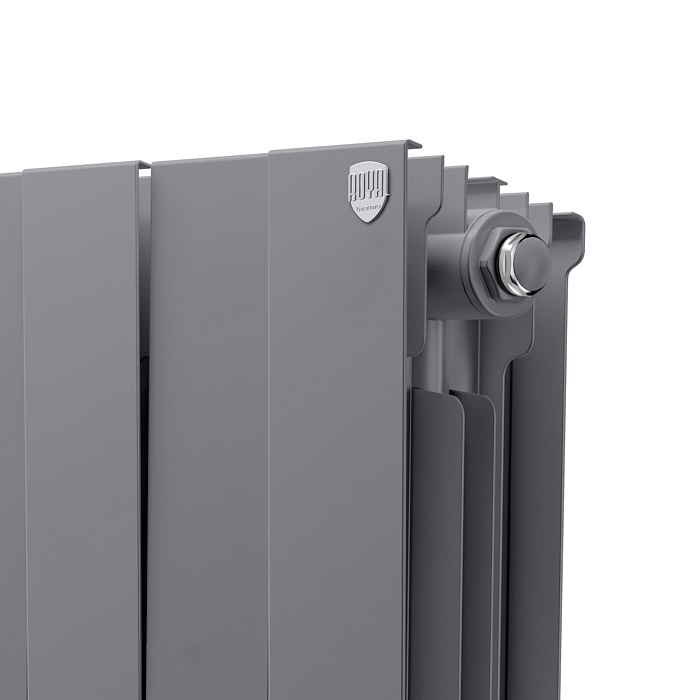 Биметаллический радиатор отопления Royal Thermo PianoForte 300 серебристый 8 секций в ДНР