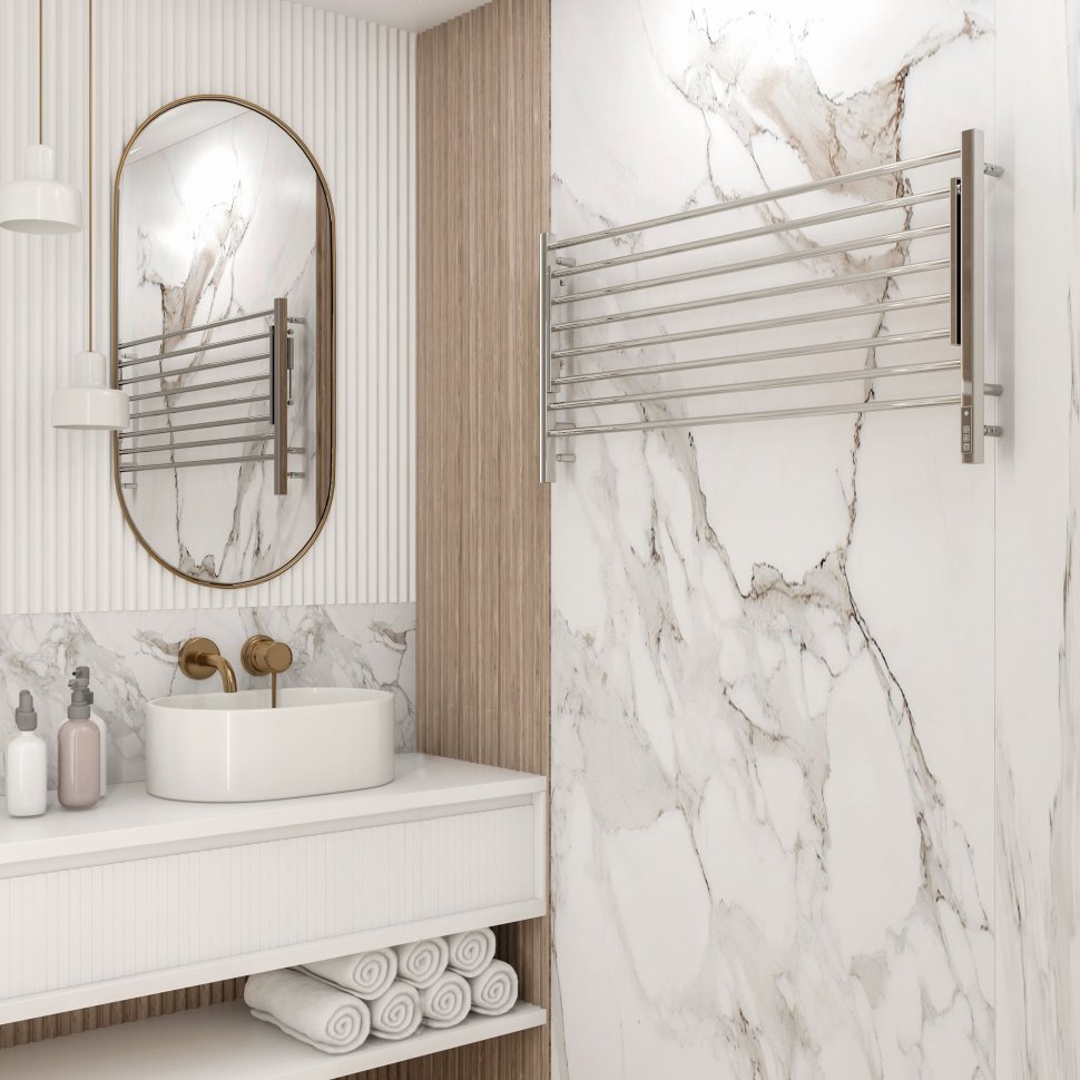 Электрический полотенцесушитель Terminus Горизонт П8 1200х600 sensor quick touch в ДНР