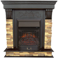 Каминокомплект Interflame Брайт венге с очагом Majestic FX M Black в ДНР