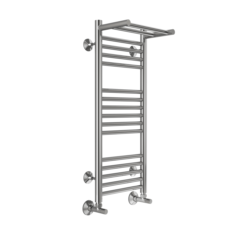 Водяной полотенцесушитель Terminus Аврора П16 300х800 с полкой в ДНР