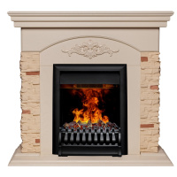 Электрокамин RealFlame Neapolis WT айвори с очагом 3D Oregan Электрокамин RealFlame Neapolis WT айвори с очагом 3D Oregan