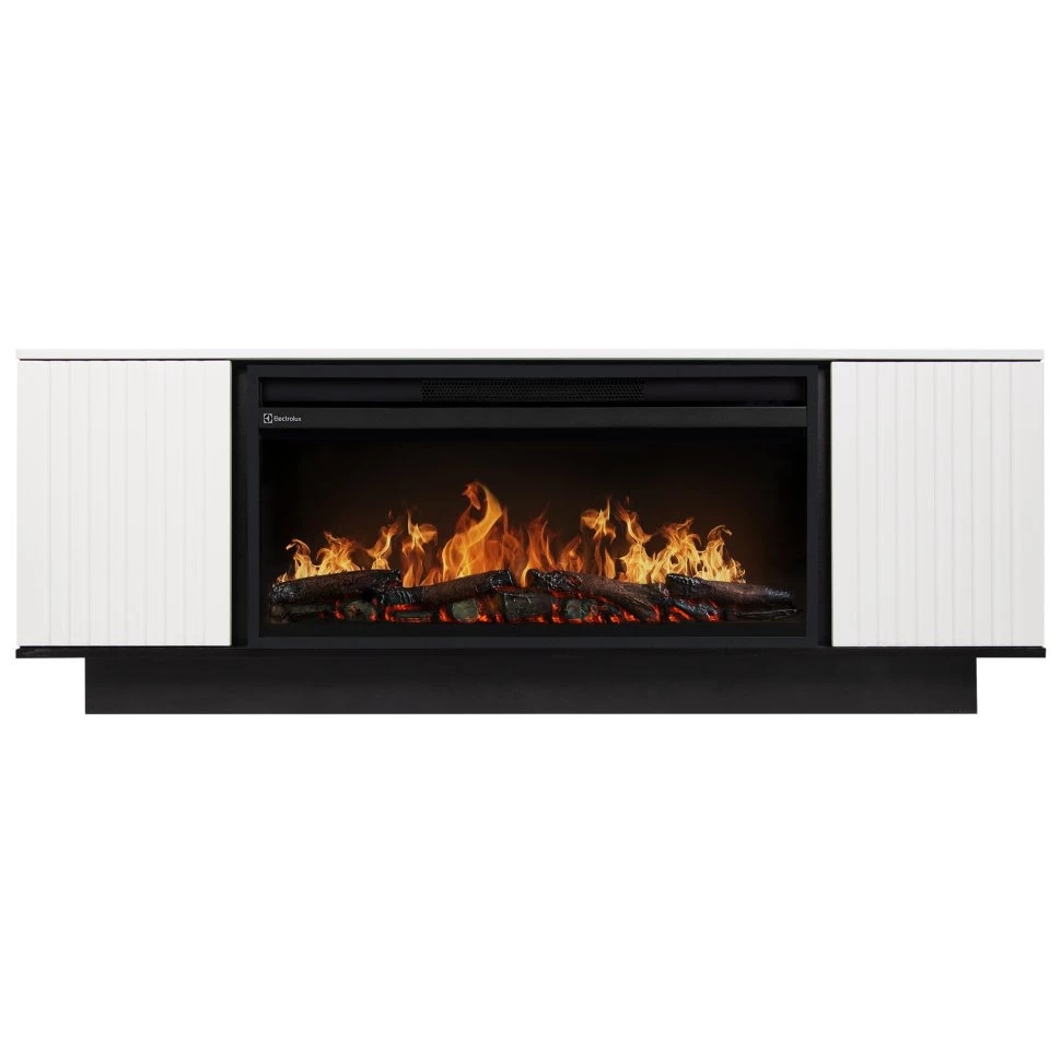 Каминокомплект Electrolux EFP/P-3620LS портал Como 36 белый черный р/в в ДНР