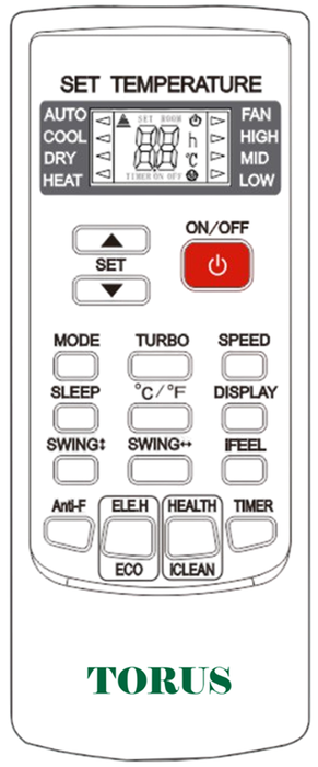 Кондиционер Torus TSO-09H серии Valencia в ДНР