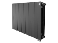 Биметаллический радиатор отопления Royal Thermo PianoForte 500 VDR80 12 секций Noir Sable