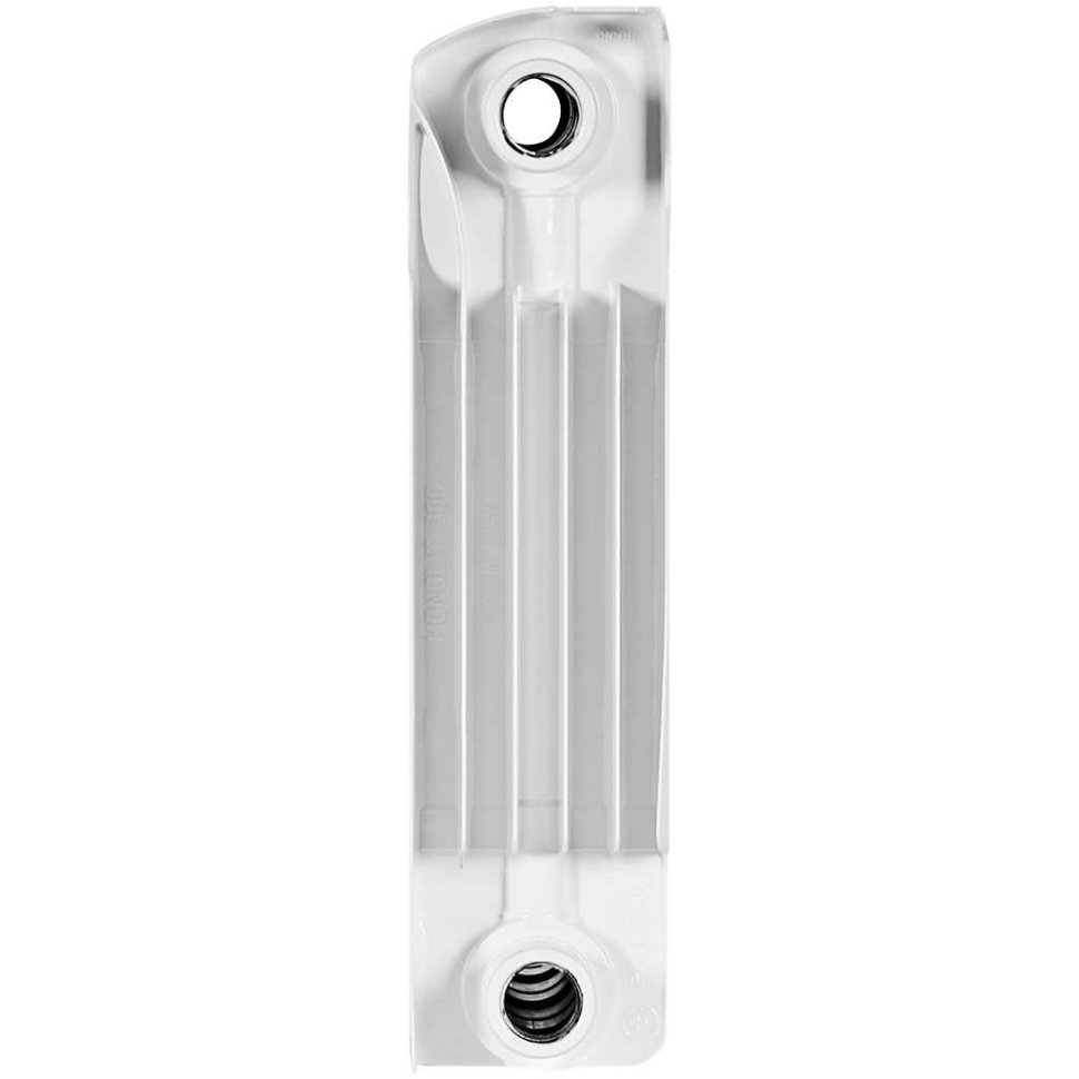 Биметаллический радиатор отопления Rifar Monolit 300 4 секций боковое подключение белый RAL 9016 в ДНР