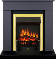 Каминокомплект Royal Flame Bergen c очагом Fobos FX Brass серый графит в ДНР