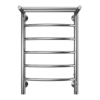 Электрический полотенцесушитель Terminus Классик П6 400х650 quick touch с полкой