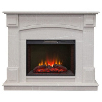 Каминокомплект RealFlame Carolina 25.5/24 WT F714 c очагом Sparta LED в ДНР