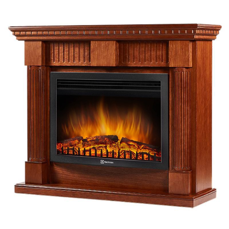 Каминокомплект Firelight Colonna 25 с очагом Electrolux EFP/P-2520LS шпон дуб в ДНР