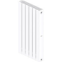 Биметаллический радиатор отопления Rifar Supremo 800 боковое подключение 5 секций белый RAL 9016 в ДНР