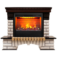 Электрокамин RealFlame Country 26 AO античный дуб с очагом 3D Helios 26 Электрокамин RealFlame Country 26 AO античный дуб с очагом 3D Helios 26