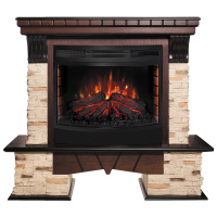 Электрокамин RealFlame Rockland AO античный дуб с очагом Firefield 25 S IR Электрокамин RealFlame Rockland AO античный дуб с очагом Firefield 25 S IR