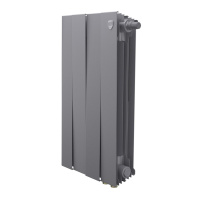 Биметаллический радиатор отопления Royal Thermo PianoForte 500 серебристый VR80 4 секции в ДНР