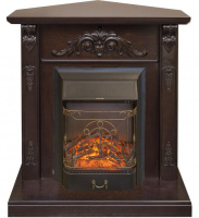 Каминокомплект RealFlame Anita corner STD/EUG AO с очагом Majestic Lux Black S в ДНР