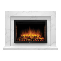 Каминокомплект Firelight Simple 25 с очагом Electrolux EFP/P-2520LS белый мрамор в ДНР