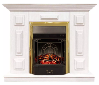 Каминокомплект Хорошие Камины Юпитер с очагом RealFlame Majestic Lux BR S белый в ДНР