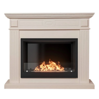 Каминокомплект Firelight Bianco 25 с очагом BFP/P-2520 шпон белёный дуб в ДНР