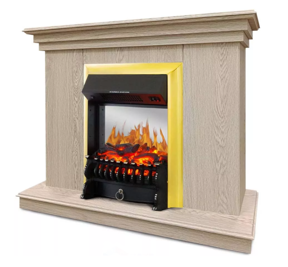 Каминокомплект Хорошие Камины Марс с очагом Royal Flame Fobos FX M Brass сосна в ДНР