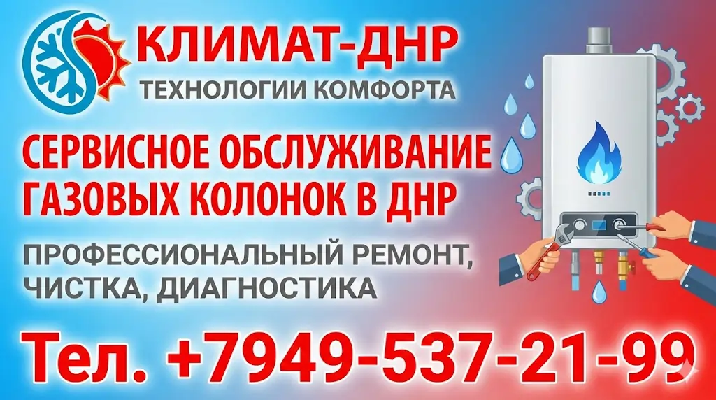 Газовые колонки Донецк ДНР