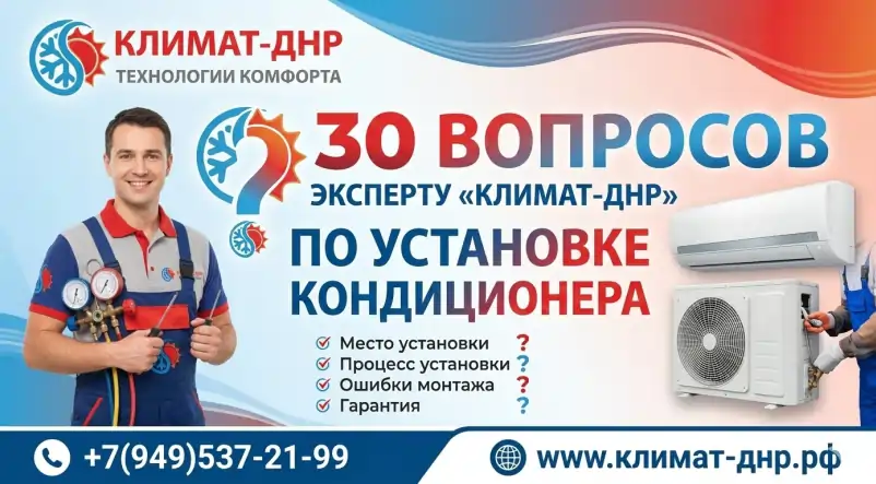 Вопросы по установке кондиционера